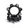 Distantier ATV 30 mm 4x136 centrare 120 cu 8 piulite M12x1.5 set 2 bucati aluminiu forjat negru Cod: DST8009-Dacenergy.ro
