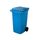 Pubela de inalta calitate DacEnergy©, material HDPE, cu capac, 2 roti, rezistent UV si inghet, 240l, locas cip, albastru, 740x580x1070 mm-Dacenergy.ro