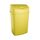 Cos de gunoi DacEnergy©, realizat din plastic, cu capac batant, capacitatea 55l, galben-Dacenergy.ro