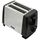 Prajitor de paine, 800 W, 2 felii, 5 trepte putere, negru si argintiu-Dacenergy.ro
