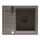 Chiuveta bucatarie DacEnergy©, forma patrata, finisaj algranit, dimensiune 59x48x19.5 cm, cu picurator, culoare bej-Dacenergy.ro