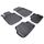 Set covorase cauciuc tip tavita DacEnergy©, compatibil BMW seria 1 E87/E81 2004-2011, pentru interior, suprafata antiaderenta, negru, 4 bucati-Dacenergy.ro