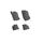 Set covorase profesionale cauciuc culoare negru dedicate  MERCEDES BENZ A-KLASSE I W168 1997-2004-Dacenergy.ro