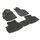 Set covorase profesionale cauciuc culoare negru stil tavita dedicate  NISSAN QASHQAI I 2007 -2013-Dacenergy.ro