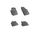 Set 4 covorase profesionale cauciuc culoare negru dedicate SKODA SUPERB I 2001-2008-Dacenergy.ro