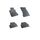 Set 4 covorase profesionale cauciuc culoare negru dedicate  ALFA ROMEO GIULIA dupa anul2016-Dacenergy.ro
