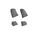 Set 4 covorase profesionale cauciuc culoare negru dedicate FORD FIESTA MK VI 2002-2008-Dacenergy.ro