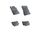 Set covorase profesionale cauciuc culoare negru dedicate SEAT ALHAMBRA I 5os. 1995-2010-Dacenergy.ro