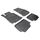 Set covorase cauciuc tip tavita DacEnergy©, compatibil BMW seria 1 F20/F21, dupa anul  2011, pentru interior, suprafata antiaderenta, negru, 4 bucati-Dacenergy.ro