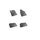 Set 4 covorase profesionale cauciuc culoare negru dedicate  FORD KUGA I 2008-2013-Dacenergy.ro