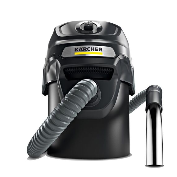 Aspirator pentru cenusa, fara sac, aspirare uscata, furtun de aspirare de 1 m, recipient metalic de 14 l, 600 W, negru-poza 2-Dacenergy.ro