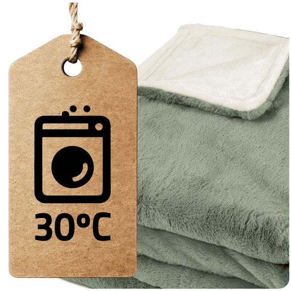 Patura electrica, 100% PE, groasa, pufoasa, controler cu display LCD, 10 niveluri de control al temperaturii, protectie la supraincalzire, aproximativ 45℃, 160 W, 180 x 160 cm, verde-poza 2-Dacenergy.ro
