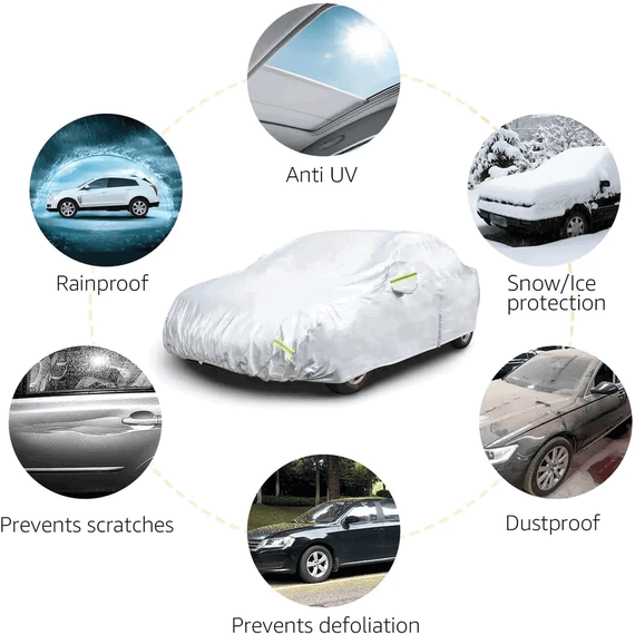 Prelata auto delux DacEnergy©, compatibila cu marca Hyundai Coupe 2002, impermeabila, protectie solara, anti vant, rezistenta la zgarieturi, 4.65 x 1.76 x 1.48​​​​​​​ m-poza 2-Dacenergy.ro