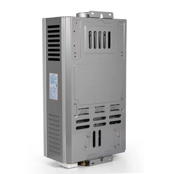 Incalzitor instant DacEnergy©, pe gaz natural, GNL, carcasa din otel inoxidabil, afisaj LED si butoane de control, presiunea gazului nominal de 2800Pa, cu alimentare baterii, 16l/min, 32 kw, argintiu, Tip alimentare	: GNL, Capacitate: 16 l-poza 9-Dacenergy.ro