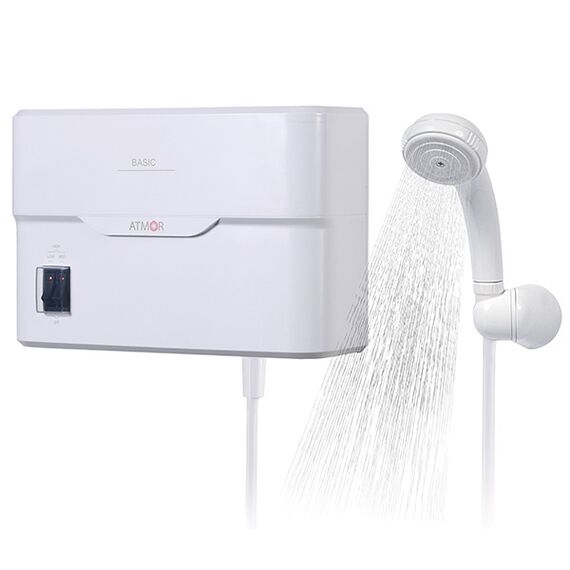 Incalzitor instant de apa, electric, pentru dus, 3 trepte incalzire, 2 kW, 3.5 kW, 5.5 kW, protectie la umiditate, 300 x 182 x 95 mm-Dacenergy.ro