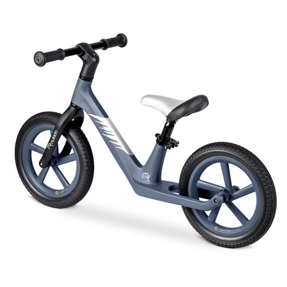 Bicicleta de echilibru pentru copii, cadru durabil, sa din spuma, manere cauciucate, inaltimea scaunului reglabila, roti de spuma EVA, 12 inchi, albastru, Culoare: Albastru-poza 3-Dacenergy.ro