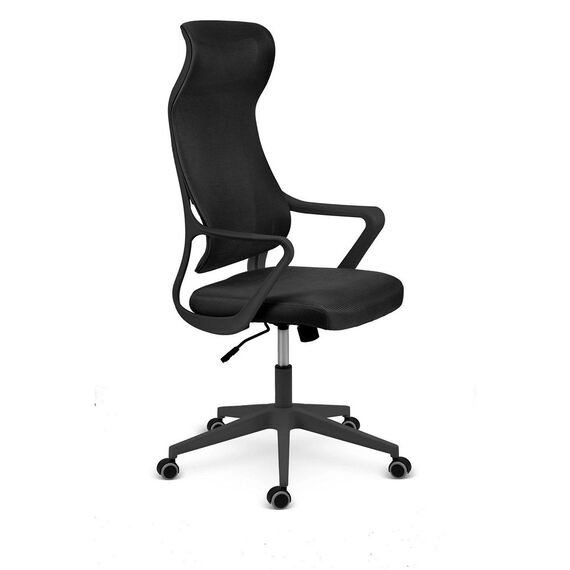 Scaun de birou DacEnergy©, cotiere reglabile confortabile, inaltime reglabila, design frumos, baza solida, cu roti din nylon-cauciuc, negru, Culoare: Negru-poza 12-Dacenergy.ro