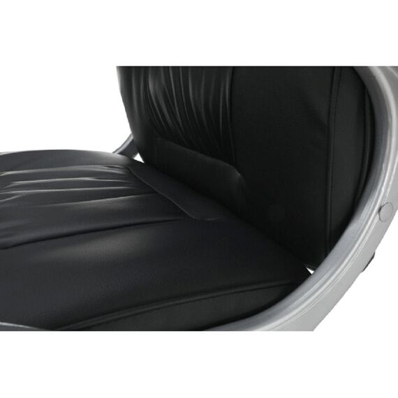 Scaun directorial DacEnergy©, cu tapiterie din imitatie de piele neagra, cu functia de masaj, 4 zone de masaj, cu intensitate reglabila, inaltimea reglabila, 64x 70x 113-123 cm-poza 2-Dacenergy.ro