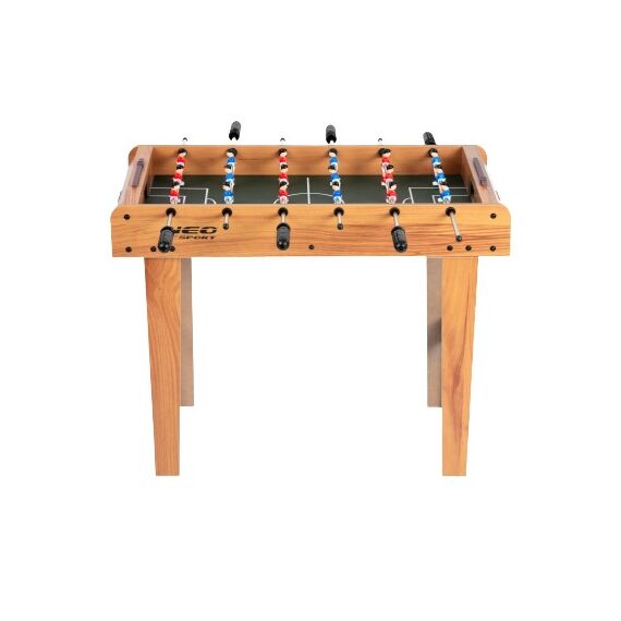 Joc fotbal de masa, lemn, manere antiderapante, structura stabila, 18 jucatori, 2 mingi, 37 x 69 x 62 cm-Dacenergy.ro