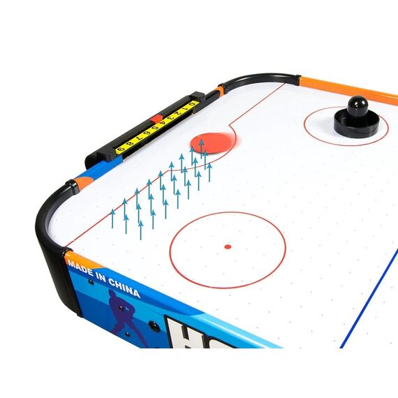 Masa Air Hockey 2 pucuri, 2 atacanti, Sistem AirFlow 220 - 240V, 121,5 x 61 x 74,5 cm-poza 5-Dacenergy.ro