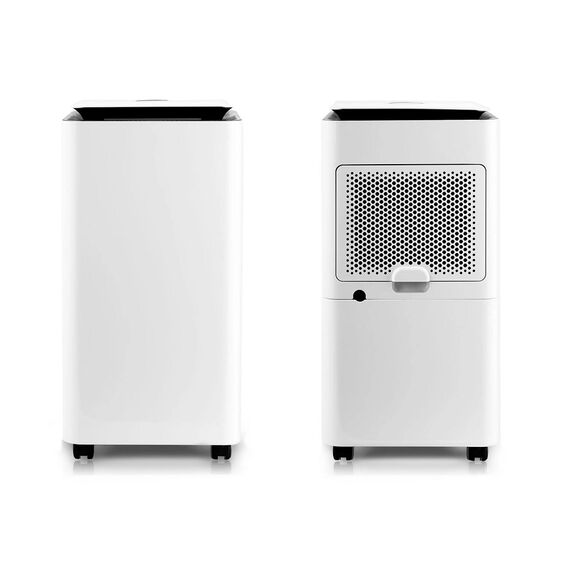 Dezumidificator, capacitate rezervor apa 2,5 l, cronometru de 24 ore, 60 m3, afisaj LCD, panou de control, functia de dezghetare automata, alb-poza 5-Dacenergy.ro