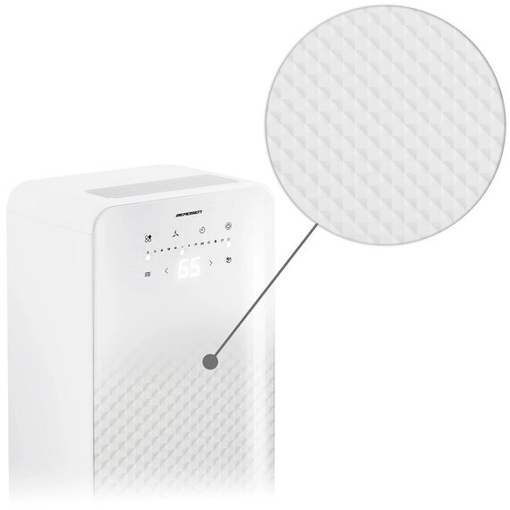 Dezumidificator, capacitate rezervor 2 l, 12 l/24h, 6 moduri, normal, continuu, ventilatie, uscare rufe, noapte si puternic, afisaj LCD, functia de blocare pentru copii, alb-poza 5-Dacenergy.ro