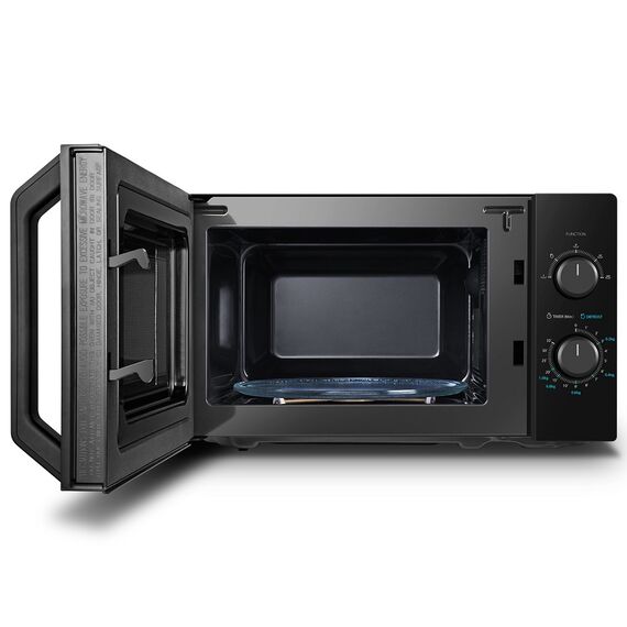 Cuptor cu microunde Toshiba, functie decongelare, timer - 35 minute, semnal acustic la finalizarea programului, 20 litri, 800 W, 4 nivele de putere, 25.9 x 44 x 35.7, negru-poza 5-Dacenergy.ro