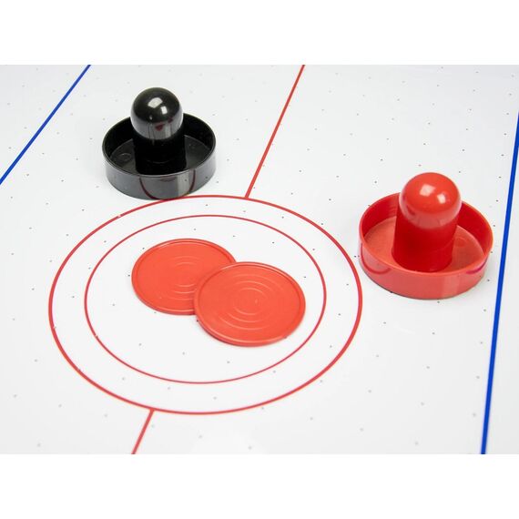 Masa Air Hockey 2 pucuri, 2 atacanti, Sistem AirFlow 220 - 240V, 121,5 x 61 x 74,5 cm-poza 6-Dacenergy.ro