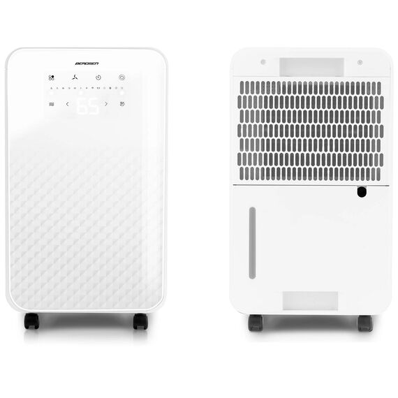 Dezumidificator, capacitate rezervor 2 l, 12 l/24h, 6 moduri, normal, continuu, ventilatie, uscare rufe, noapte si puternic, afisaj LCD, functia de blocare pentru copii, alb-poza 9-Dacenergy.ro