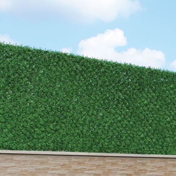 Plasa paravan imitatie gard viu DacEnergy©, rezistent la ploaie, soare, 1,7x10 m, verde, Inaltime: 1.7 m-poza 2-Dacenergy.ro