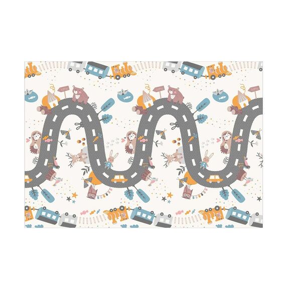 Covoras pliabil din spuma , 2 fete, usor de curatat, antiderapant, multifunctional, 200 x 150 x 1 cm, negru, Latime: 150 cm, Culoare: Negru-poza 3-Dacenergy.ro