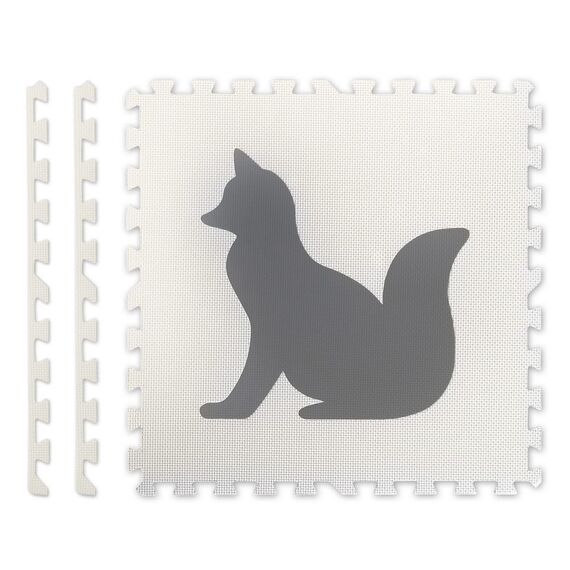 Covoras puzzle din spuma, imprimat cu animale, 6 piese, antiderapant, 180 x 120 x 1,1 cm-poza 2-Dacenergy.ro