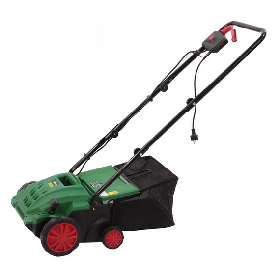 ​Scarificator / aerator gazon Grunman, motor electric, 1500 W, cu sac de colectare, 30 litri, latimea de lucru 32 cm-Dacenergy.ro