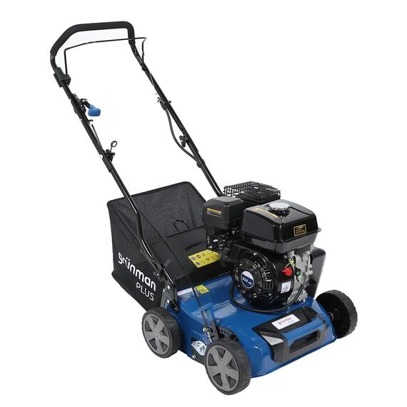 ​Aerator gazon Grunman, pe benzina, motor puternic, 5.58 CP, 4100 W, 4 timpi, latime de lucru 40 cm, sac colector 40 litri-Dacenergy.ro