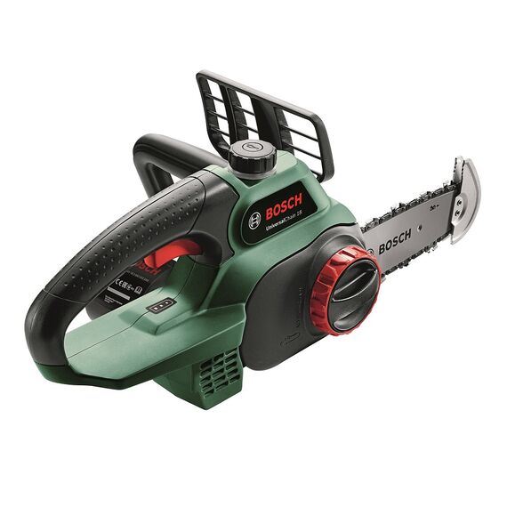 Fierastrau electric cu lant Bosch, sistem perfectionat Bosch SDS, lungime sina 20 cm, lant oregon, fara acumulator-Dacenergy.ro