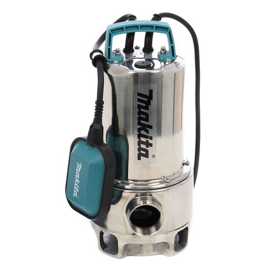 ​Pompa submersibila ape murdare Makita, carcasa inox, motor puternic 550W, debit maxim 10800 l/h, inaltimea maxima 7 m, turatie motor 2800 rot/min-Dacenergy.ro