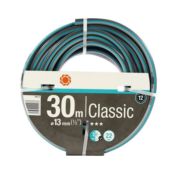Furtun de gradina, realizat din PVC cu insertie textila, diametrul de 12,5 mm, lungimea de 30 m, presiune pana la 22 bar-Dacenergy.ro
