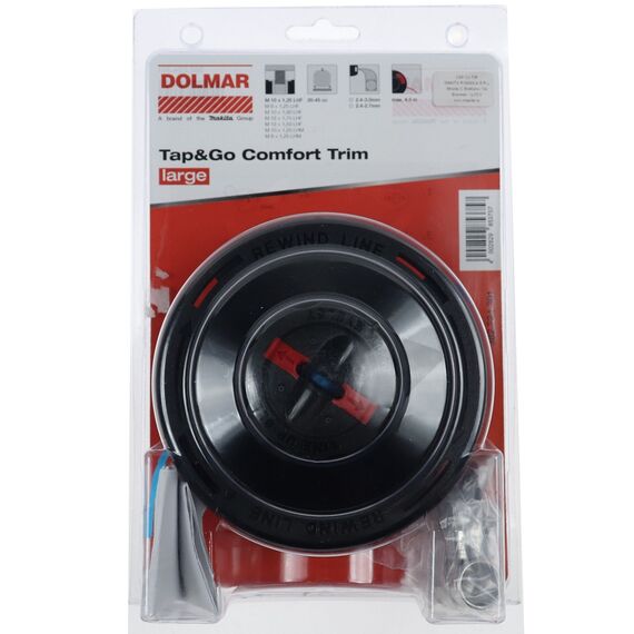 ​Cap cu fir pentru motocoase Makita, pentru cosirea ierbii, diametru fir 2.4 mm, lungimea 6 m, include 4 adaptoare-Dacenergy.ro