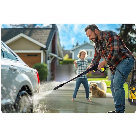 ​Aparat de spalat cu presiune, lance cu functie StopAndSafe, tehnologia TurboStream, recipient de detergent reglabil, 450 ml, tambur pentru furtun, temperatura maxima a apei 60°C, 230 bar, 1800 W-poza 12-Dacenergy.ro