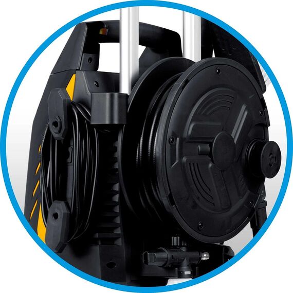 ​Aparat de spalat cu presiune, lance cu functie StopAndSafe, tehnologia TurboStream, recipient de detergent reglabil, 500 ml, 4 duze inlocuibile, furtun de inalta presiune de 10 m lungime, 350 bar, 2500 W, Presiune maxima: 350 bar-poza 3-Dacenergy.ro