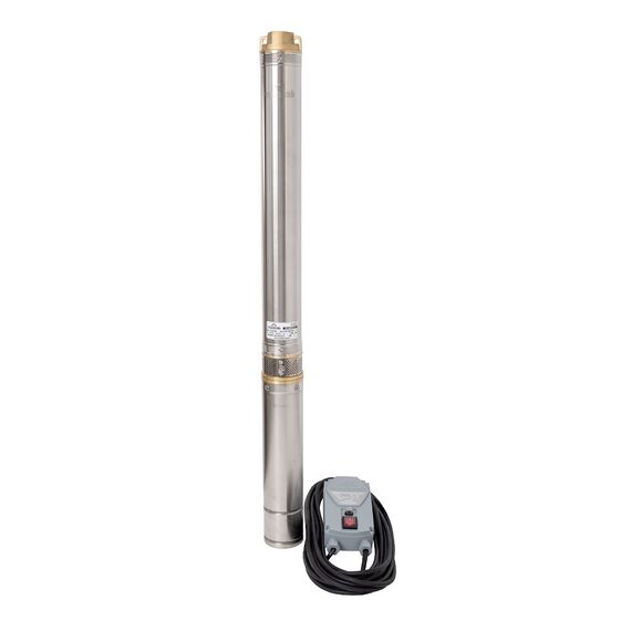 Pompa submersibila ape curate Wasserkonig, realizata din PPO si inox, debit maxim 94 l/min, inaltime maxima de refulare 100 m, puterea 1500 W, 180 x 100x 1340 mm-Dacenergy.ro