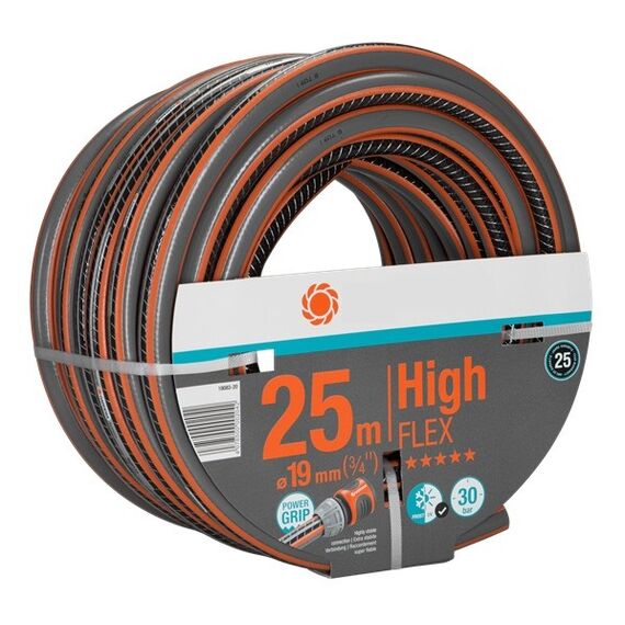 ​Furtun de gradina, realizat din PVC cu insertie textila, diametrul de 19 mm, lungimea de 25 m, 30 bar, rezistent la UV-poza 2-Dacenergy.ro