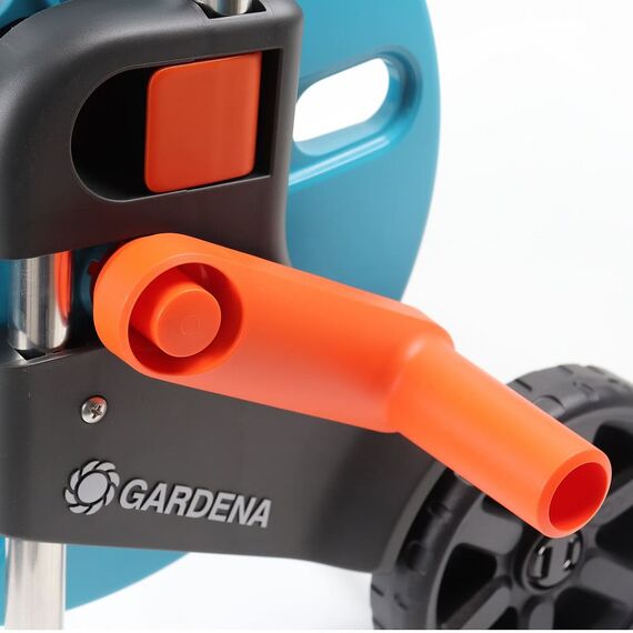 ​Carucior pentru furtun, din plastic, robust, cu roti de transport, maner mare-poza 2-Dacenergy.ro