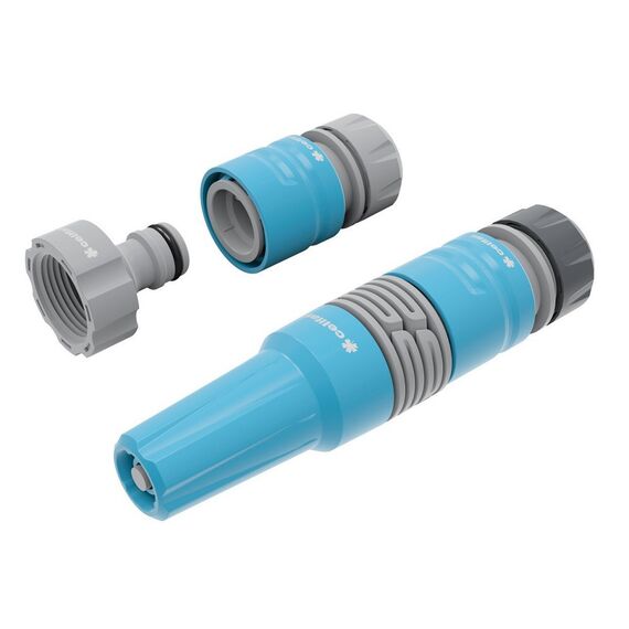 Set carucior si furtun gradina Cell Fast, furtun cu trei straturi, 20m, 12.5 mm, durabil si flexibi, un set de conexiune, un set cu duza reglabila-poza 3-Dacenergy.ro