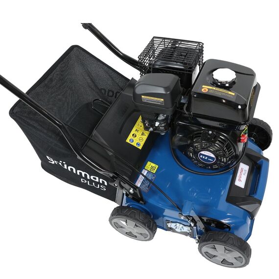 ​Aerator gazon Grunman, pe benzina, motor puternic, 5.58 CP, 4100 W, 4 timpi, latime de lucru 40 cm, sac colector 40 litri-poza 4-Dacenergy.ro