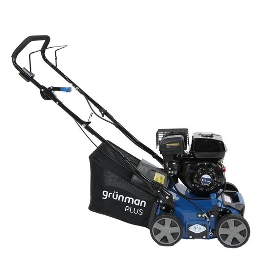 ​Aerator gazon Grunman, pe benzina, motor puternic, 5.58 CP, 4100 W, 4 timpi, latime de lucru 40 cm, sac colector 40 litri-poza 5-Dacenergy.ro
