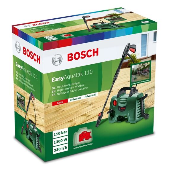 Aparat de spalat cu presiune, motor electric, 1300 W, presiune maxima 110 bari, 300 l/h debit apa, 3 m furtun, lance-poza 5-Dacenergy.ro