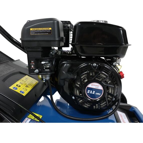 ​Aerator gazon Grunman, pe benzina, motor puternic, 5.58 CP, 4100 W, 4 timpi, latime de lucru 40 cm, sac colector 40 litri-poza 7-Dacenergy.ro