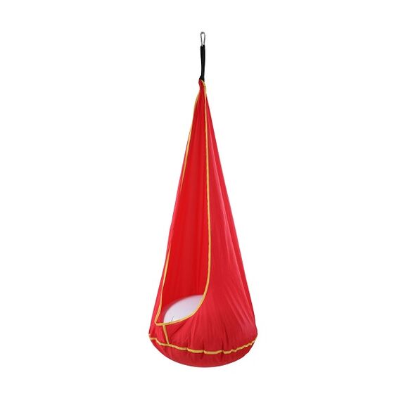​Hamac suspendat DacEnergy©, pentru copii, tip scaun, cu sezut gonflabil, multicolor, 70 x 150 cm-Dacenergy.ro