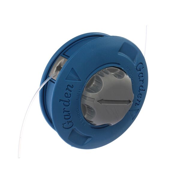 ​Cap cu fir pentru motocoase Greenfield, din nylon, 2 fire, functia Tap and Go, profil rotund, diametru 2.4 mm, 2.5 m-Dacenergy.ro